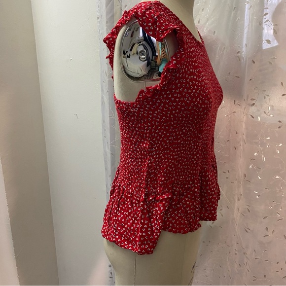 Scrunch Red Top - Picture 5 of 5